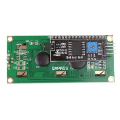Alternative view of 16X2 LCD Display (Green) with I2C Backpack 5V