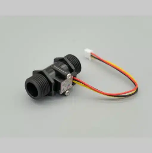 Black Water Flow Sensor YF-S201C – G1/2, 1-30L/min, 5-15V