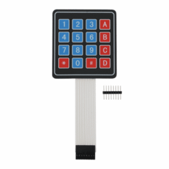 4×4 Membrane Switch Matrix Keypad – 16-Key Tactile Keyboard