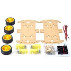 Alternative view of 4-Wheel Robot Chassis Kit