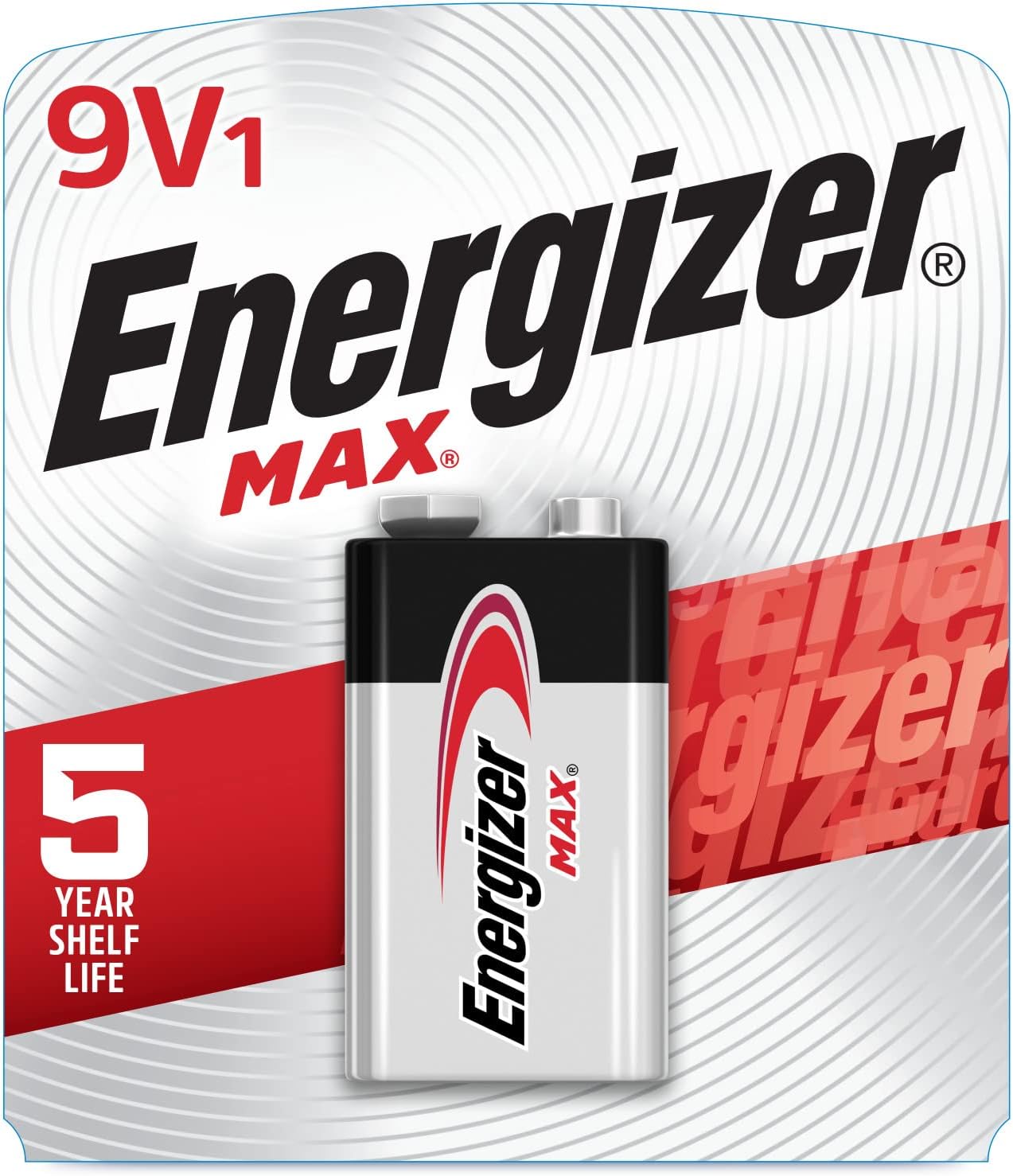 Energizer MAX 9V Battery (1 Pack), 9 Volt Alkaline Batteries - Image 2