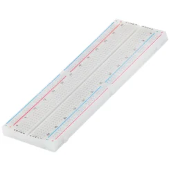 Alternative view of MB-102 breadboard with 830 contacts compatible with Arduino and Raspberry Pi