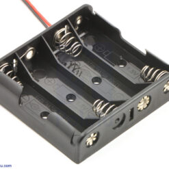 Alternative view of Battery Holder 4x AA 6V