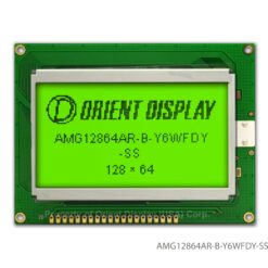Alternative view of 128x64 Dots Graphic LCD (Green)