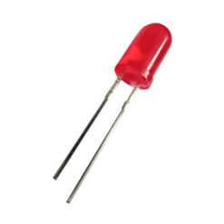 Alternative view of Red LED (Light Emitting Diode)
