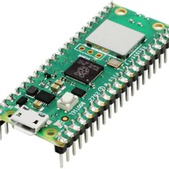 Alternative view of Raspberry Pi Pico W – WiFi Microcontroller Board