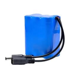 12V 5200mAh Lithium-Ion Rechargeable Battery Pack (3S, 10A BMS, DC Plug and Jack)