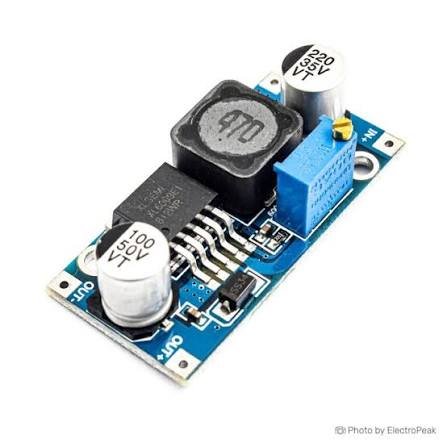 XL6009 DC-DC Step-Up Boost Converter Module, Adjustable 5–35V