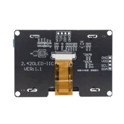 Alternative view of 2.42" OLED Display Module, 128×64, White, I2C (SSD1309)