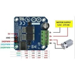 BTS7960 43A High Power Motor Driver Module (IBT-2) - Image 3