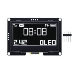2.42" OLED Display Module, 128×64, White, I2C (SSD1309)